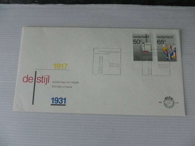 Netherland (1983) - De Stijl Illustrated FDC # 210