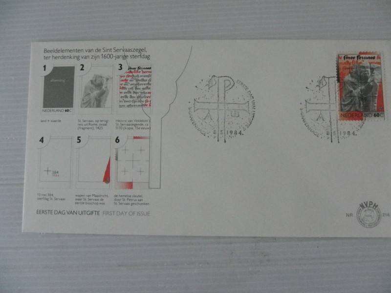 Netherland (1984) - Beeldelementen van de Sint Servaaszegel Illustrated FDC # 216