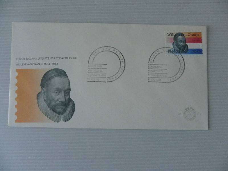 Netherland (1984) - Willem van Oranje Illustrated FDC # 219