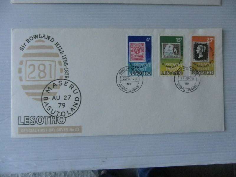 Lesotho (1979) - FDC #23 Sir Rowland Hill Illustrated FDC