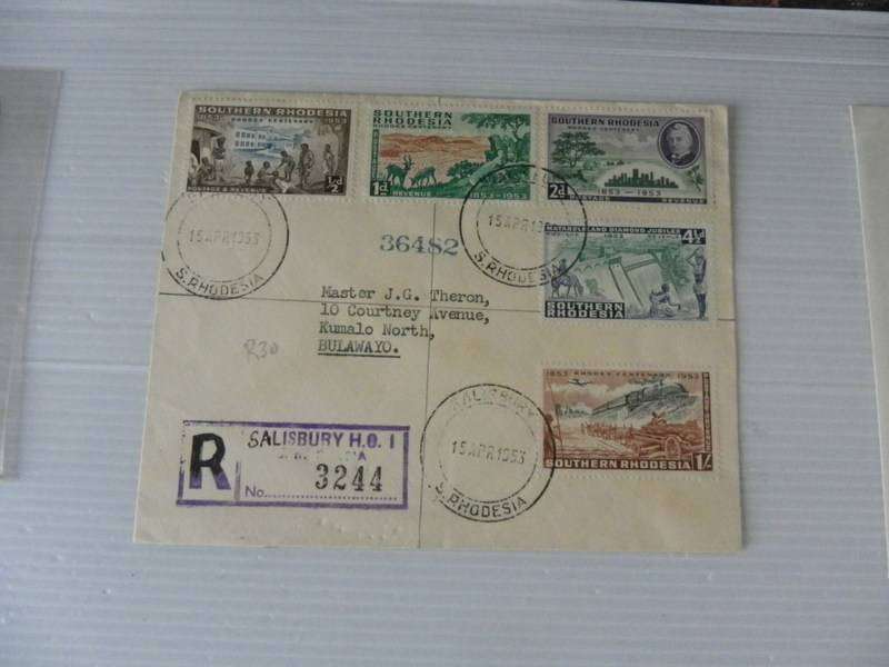 Southern Rhodesia (1953) - Rhodes Centenary Private FDC