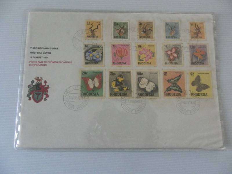 Rhodesia 3rd Definitive (1974) - SAPO Issued FDC