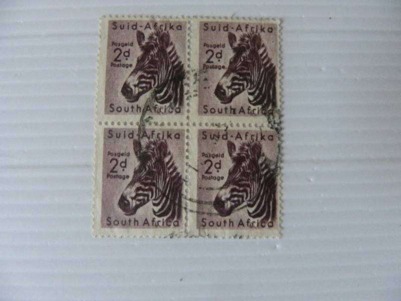 Union (1954) - Animal Definitive Series 2d Used Block