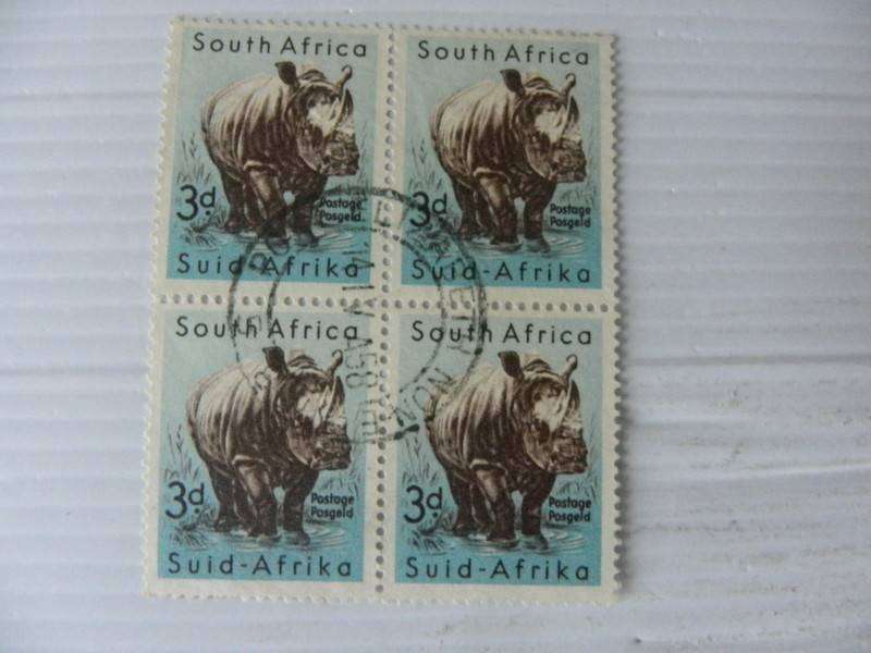 Union (1954) - Animal Definitive Series 3d Used Block