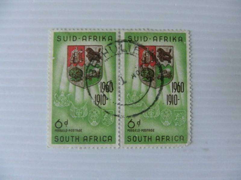 Union (1960) - 50th Anniversary of the Union 6d Used Pair