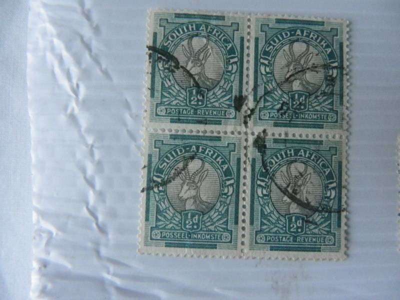 Union Pictorials 1/2 d Used Block