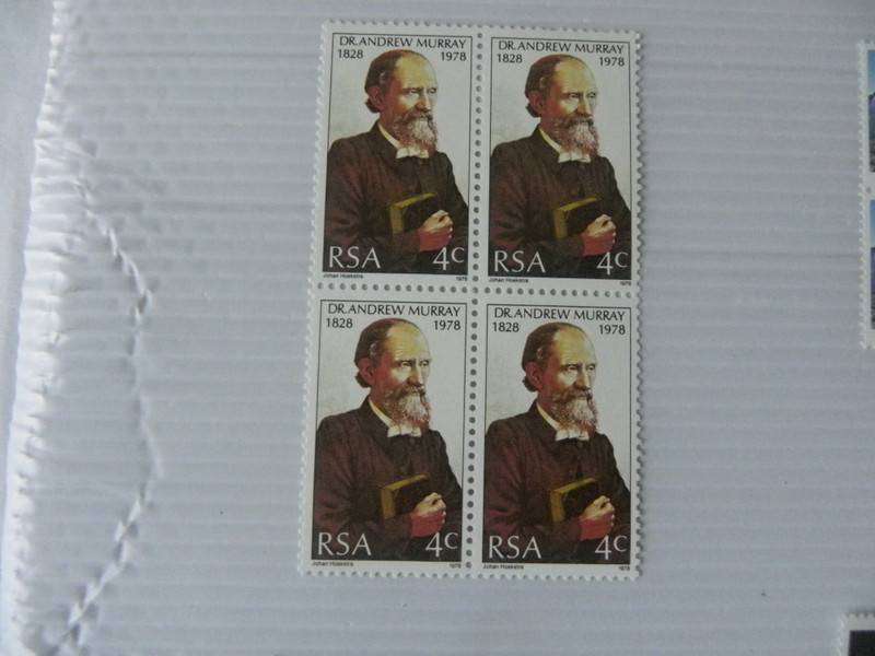 RSA 3.07 (1978) - Tribute to Dr Murray Mint block of 4 Stamps