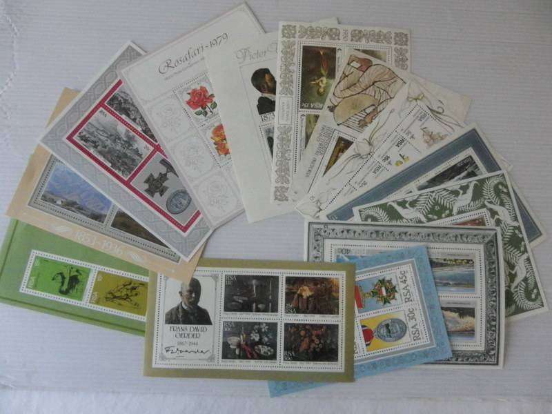 RSA Collection of 13 Miniature sheets