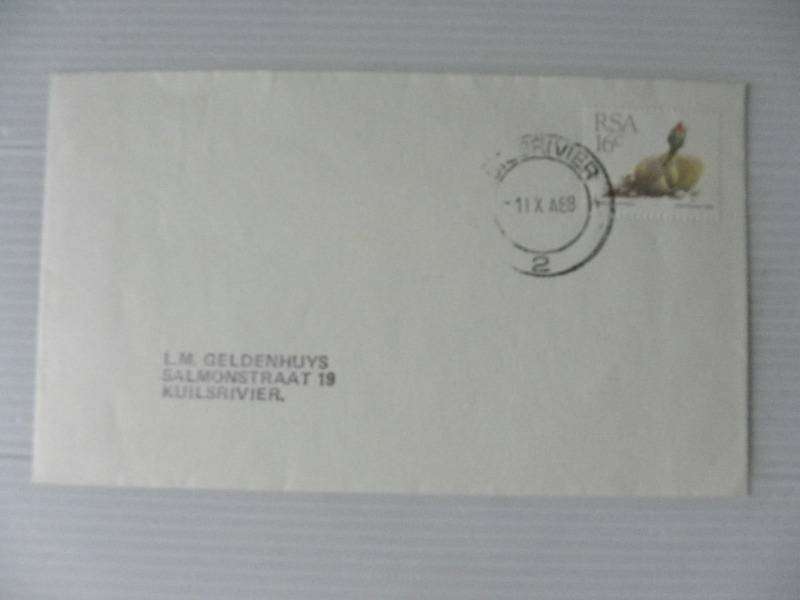 RSA 5th Definitive Series (1988) - Succulents Private FDC