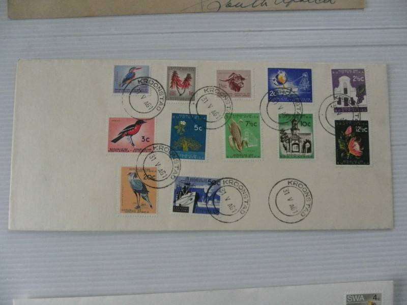 RSA 1st Definitive Series (1961) - Private FDC with Kroonstad Cancel