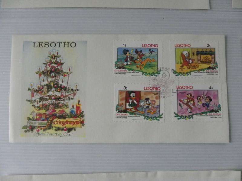Lesotho (1983) - Christmas Illustrated FDC