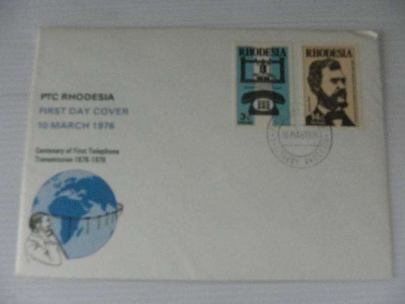 Rhodesia (1976) - Centenary of 1st Telephone Illustrated FDC