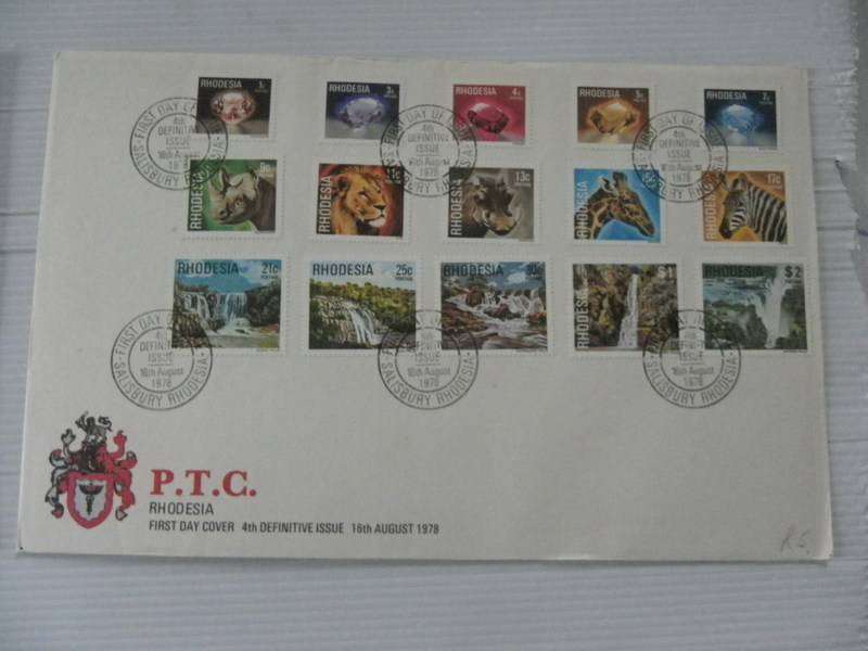 Rhodesia 4th Definition Series (1978) - SAPO Issued Definitive Folder