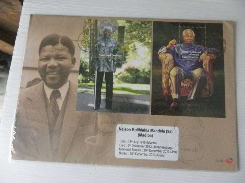 RSA 7.130 (2008) - Mandela 90th Birthday Large FDC with Special Additional Cancels
