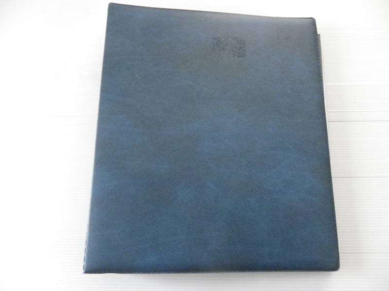 Blue FDC Album with 2 Pockets and 12 Pages