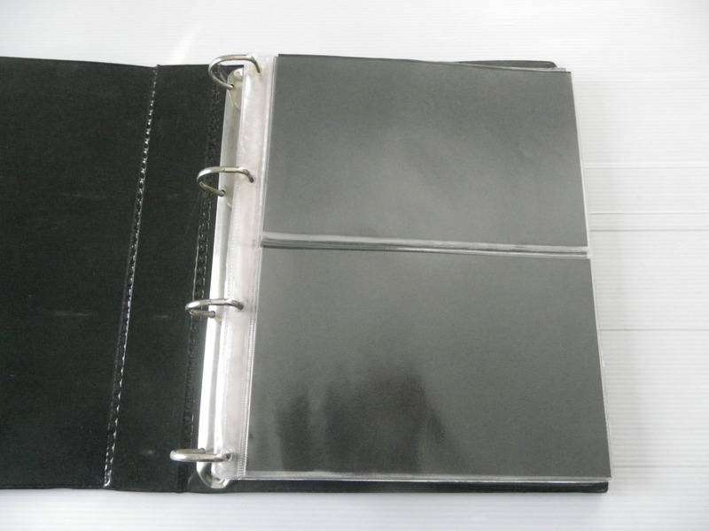 Blue FDC Album with 2 Pockets and 12 Pages