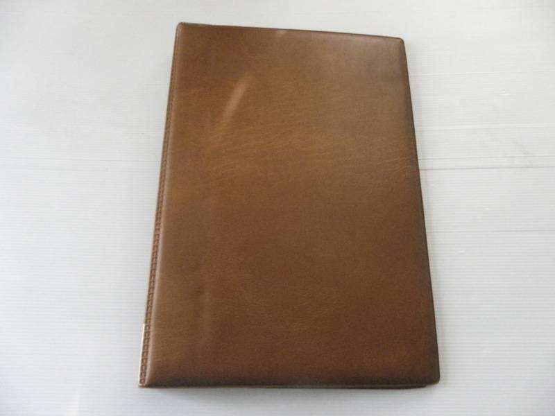 Brown FDC Album with 3 Pockets and 12 Pages