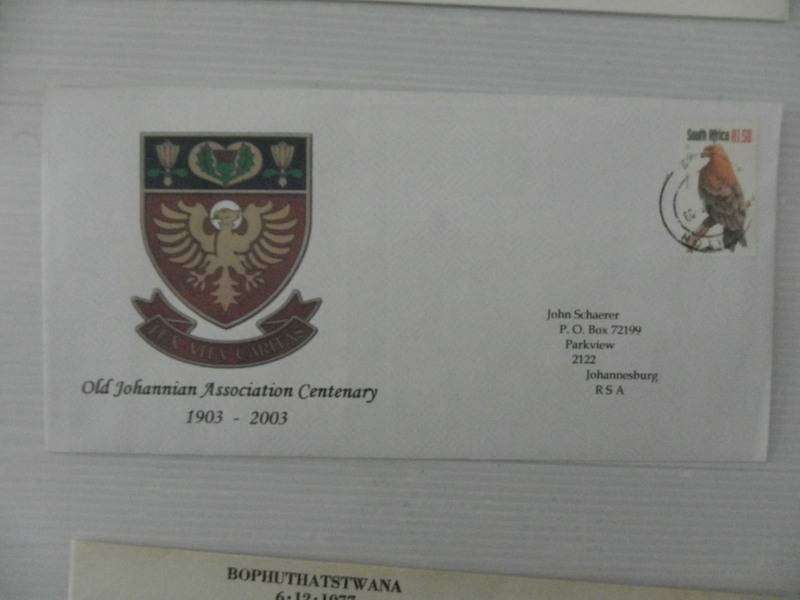RSA (2003) - Old Johannian Centenary Illustrated FDC