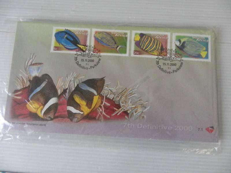 RSA 7th Definitive Series (2000) - Colourful SA Definitive FDC Set