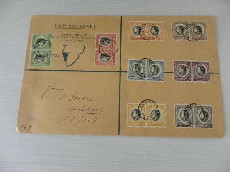 SWA (1937) - Coronation of King George VI Illustrated FDC