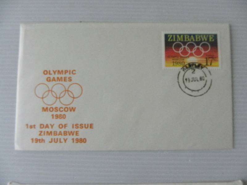 Zimbabwe (1980) - Moscow Olympic Games Illustrated FDC