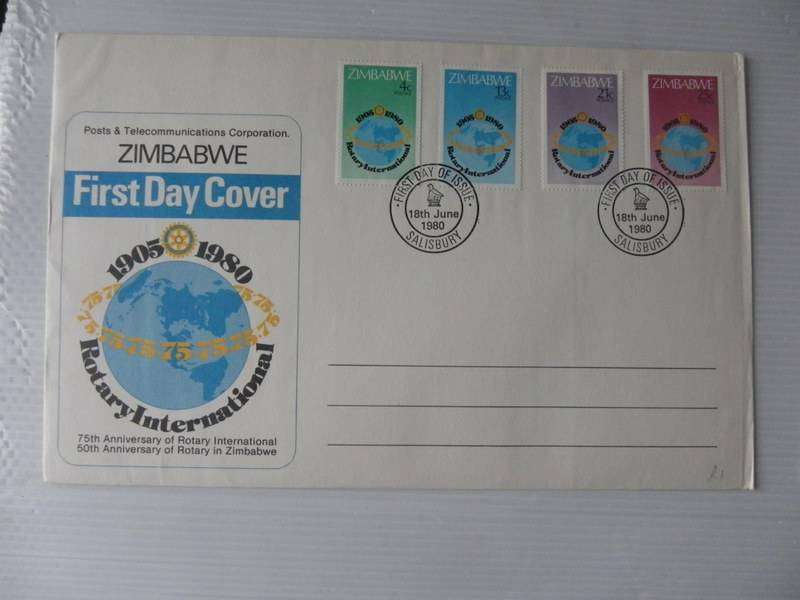 Zimbabwe (1980) - Rotary International Illustrated FDC
