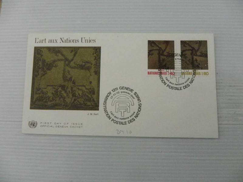 United Nations (1972) - "L'art aux Nations Unies" Official FDC