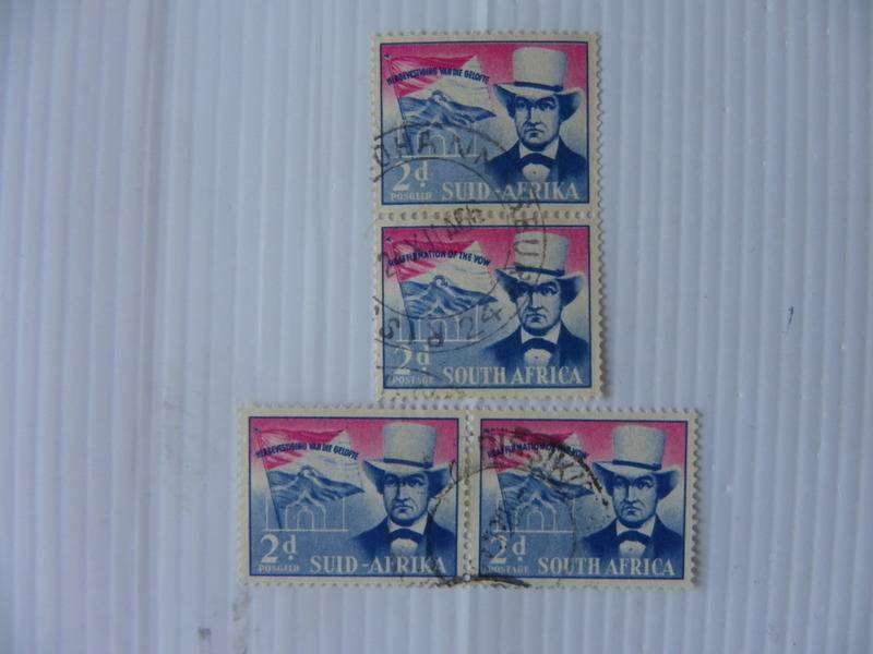 Union (1955) - Geloftefees Vertical and Horizontal Used Pairs
