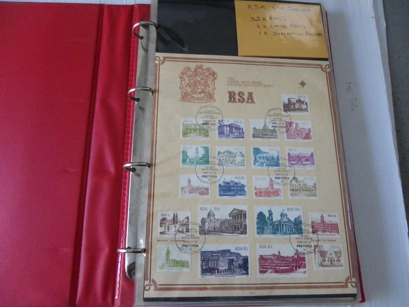 RSA 4th Series - Complete Set of FDC's in an Album - Valued @ R350 (Read below)