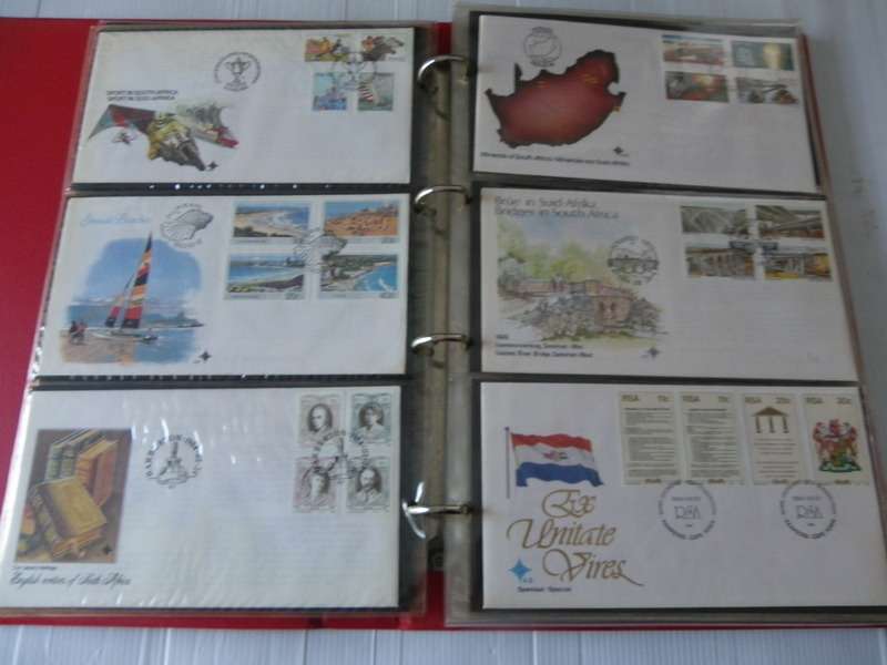 RSA 4th Series - Complete Set of FDC's in an Album - Valued @ R350 (Read below)