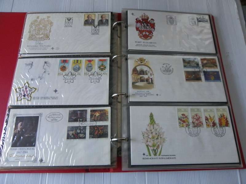 RSA 4th Series - Complete Set of FDC's in an Album - Valued @ R350 (Read below)
