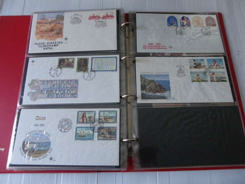 RSA 4th Series - Complete Set of FDC's in an Album - Valued @ R350 (Read below)