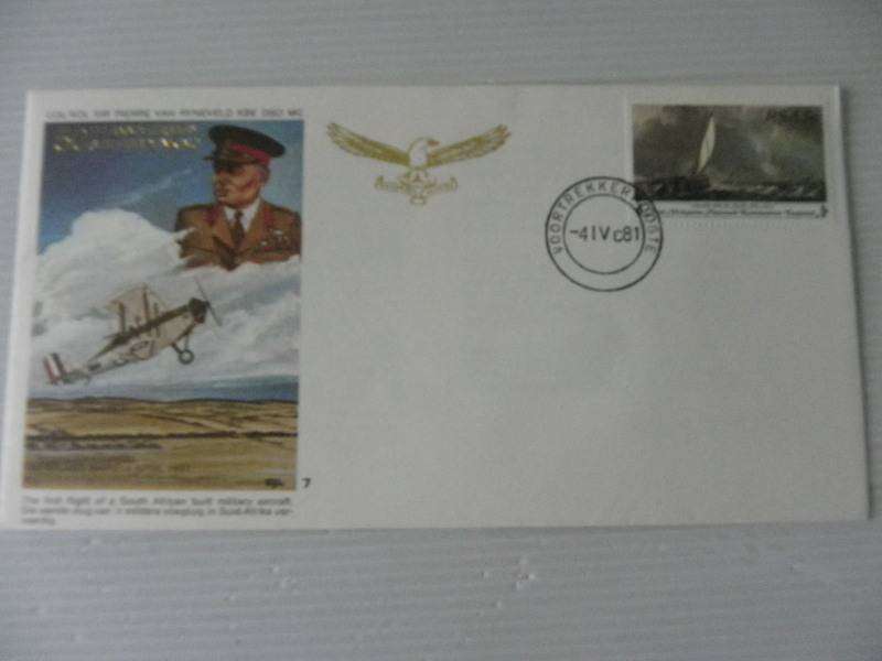 RSA (1981) - SAAF #07 50th Anniversary of Col Van Ryneveld Illustrated FDC