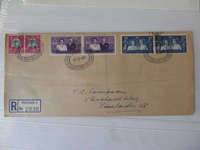 Union (1947) - Royal Visit Private FDC