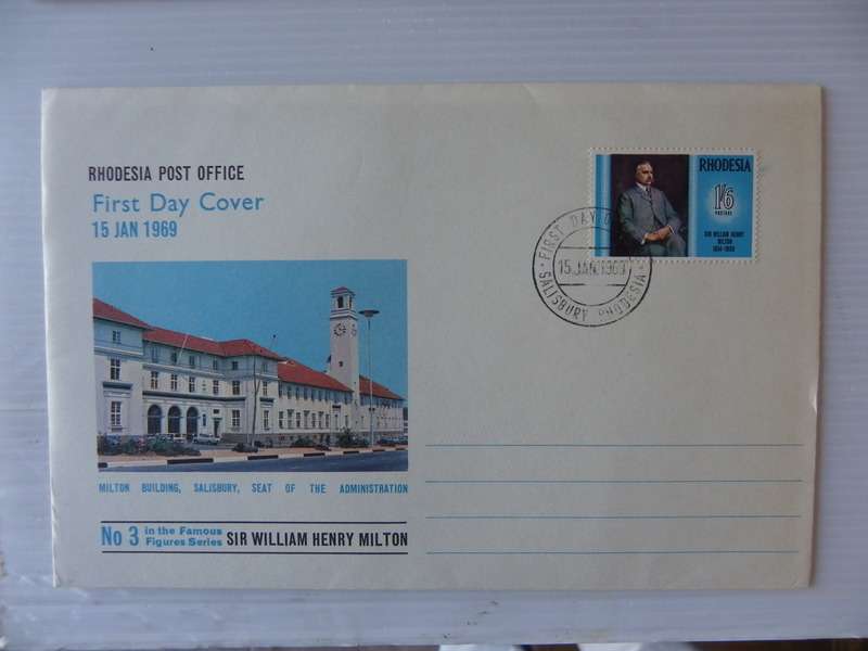 Rhodesia (1969) - Sir William Milton Illustrated FDC