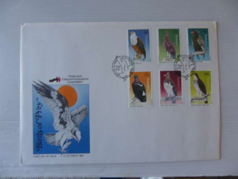 Zimbabwe (1984) - Birds of Prey Illustrated FDC