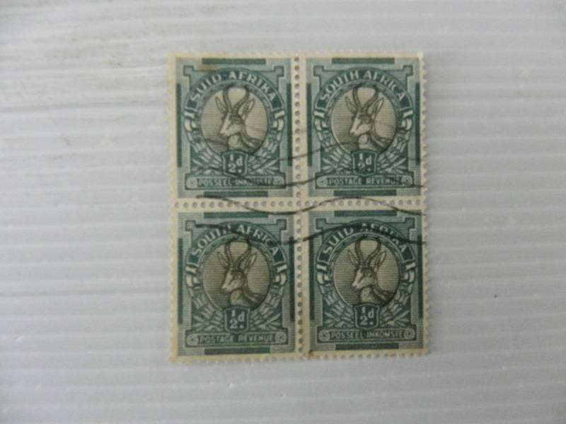 Union Pictorials - 1/2 d Used Block