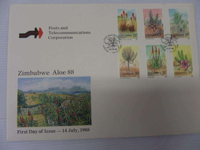 Zimbabwe (1988) - Aloes Illustrated FDC