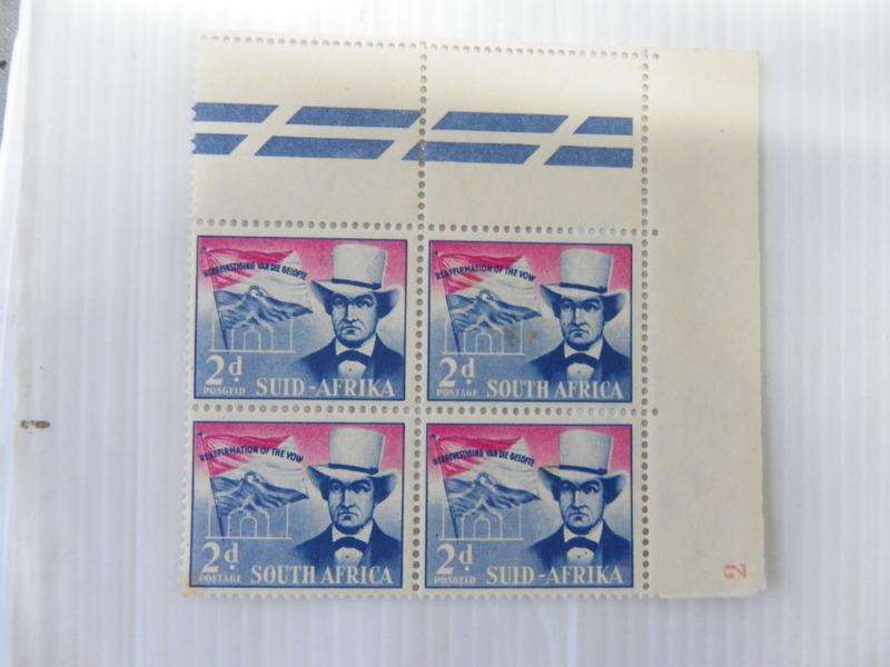 Union (1955) - Geloftefees Mint Corner Block