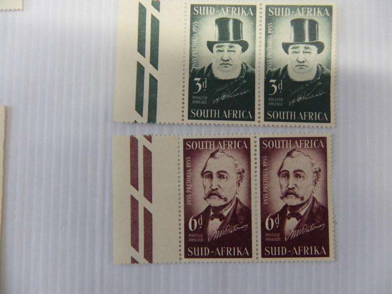 Union (1955) - Centenary of Pretoria Mint Marginal Pairs