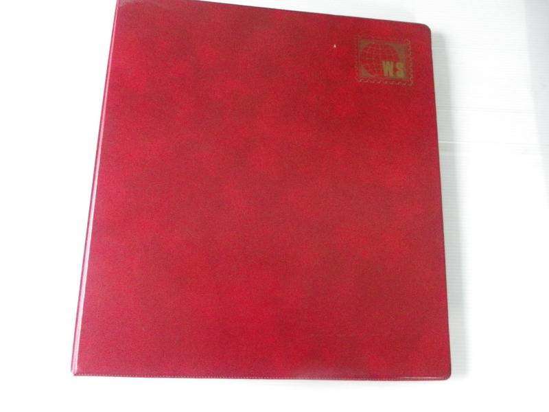Red FDC Album with 2 Pockets per Page for Larger FDC's and 12 Pages