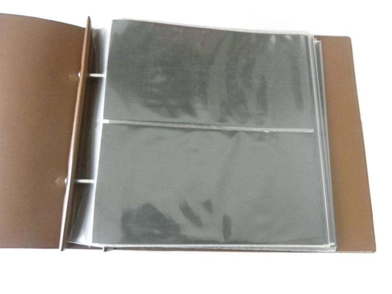 Brown Album with 2 Pockets per Page and 13 Pages