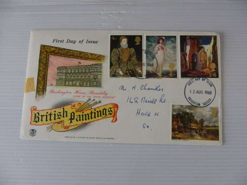 Great Britain (1968) - British Painters Official FDC