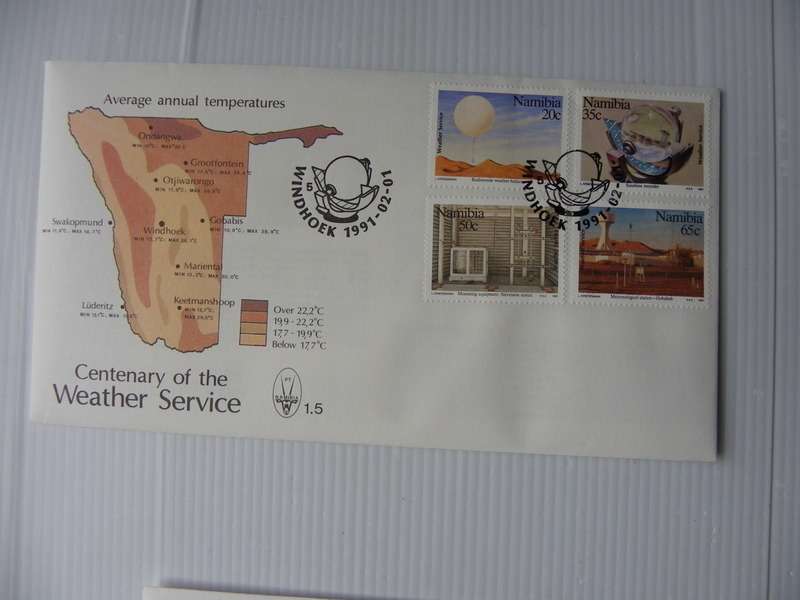 Namibia 1.05 (1991) - Centenary of the Weather Station Official FDC