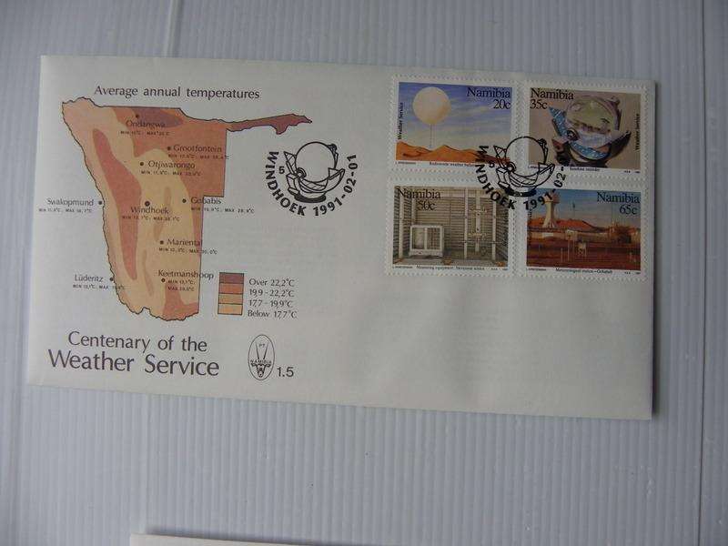 Namibia 1.05 (1991) - Centenary of the Weather Station Official FDC