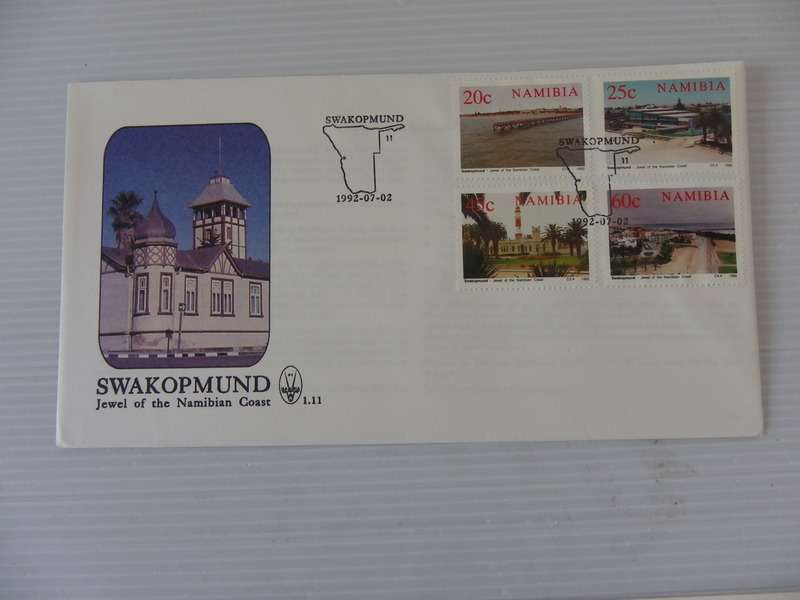 Namibia 1.11 (1992) - Swakopmund the Jewel of Namibia Coast Official FDC