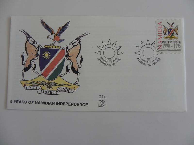 Namibia 2.08a (1995) - 5 Years of Independence Official FDC
