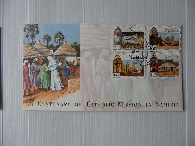 Namibia 2.14 (1996) - Centenary of Catholic Mission in Namibia Official FDC
