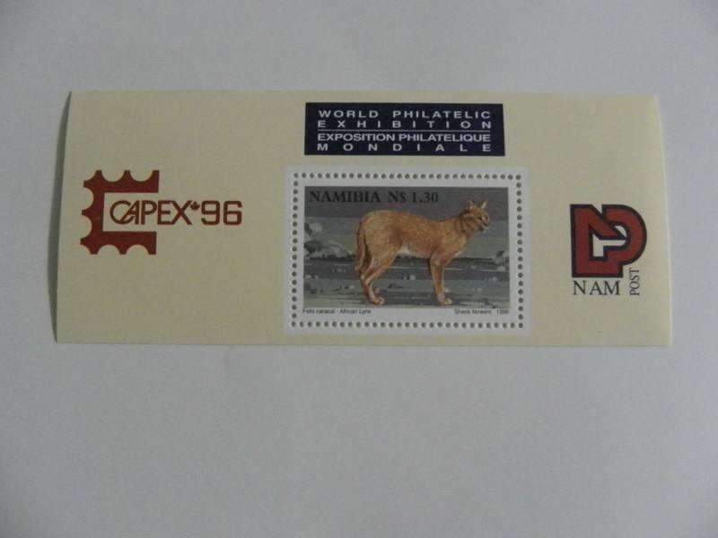 Namibia 2.14a (1996) - World Stamp Exhibition Mint Miniature Sheet