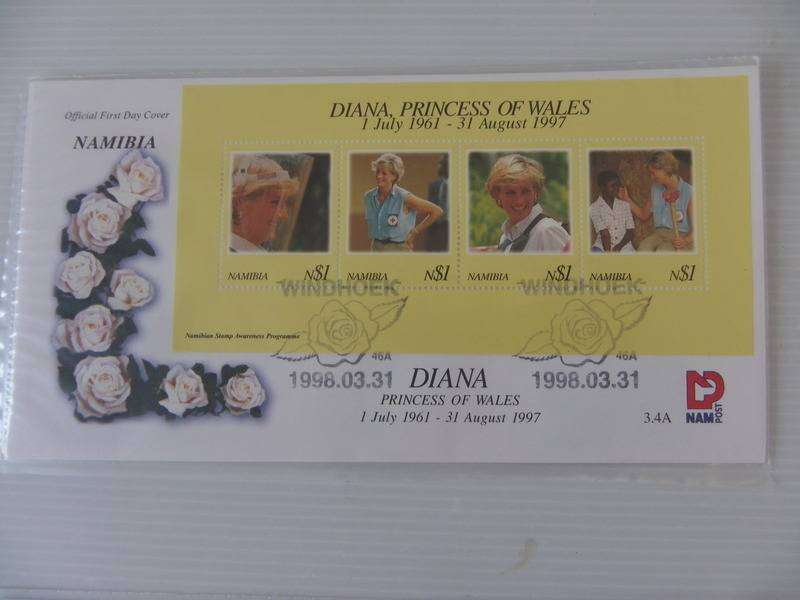 Namibia 3.04a (1998) - Diana Princess of Wales Official FDC